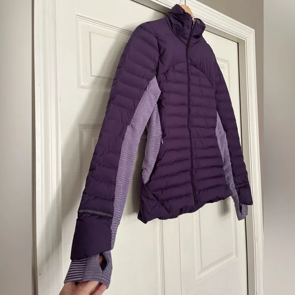 {Lululemon} Fluff Off Down Jacket in Deep Zinfandel - Womens 6